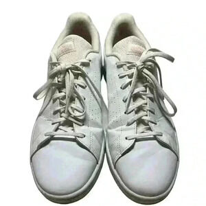 Adidas Women's Advantage Base Tennis Shoes - White Glow Pink,‎ Size 10